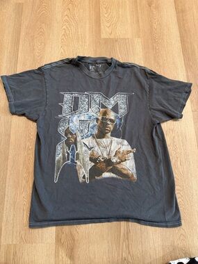 Men's Black Graphic Crew Neck T-Shirt - DM Logo